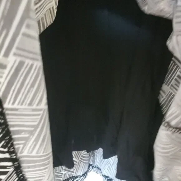 Karen Kane Dress‎ Sleeveless Lined Geometric Design Womens Sz M Black And White - Picture 5 of 12